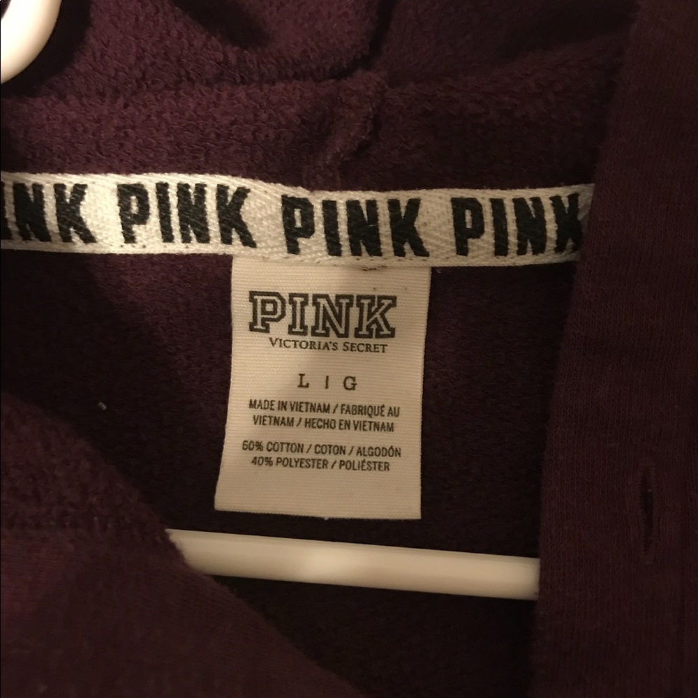 Pink zip up